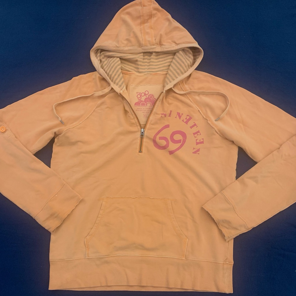 Gap Mustard Colored 1969 Hoodie Sweatshirt